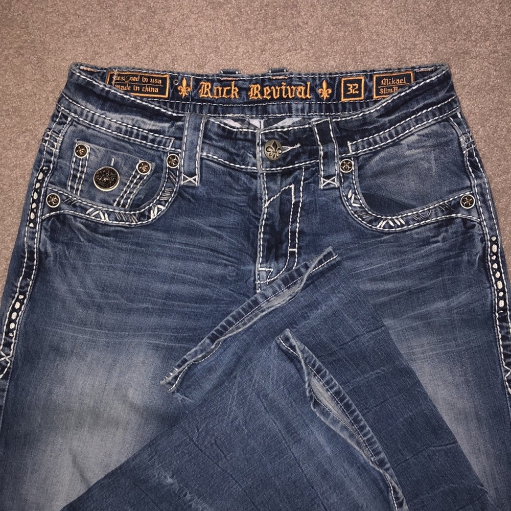 Men’s Rock Revival Mikael Slim Bootcut 32